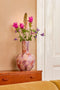 Mica Decorations Javi Vaas - Keramiek - Abstract patroon - Roze Beige