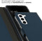 Selencia Galaxy S23 - Echt Lederen Bookcase - 3 Pashouders - Blauw
