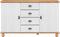 vidaXL - Dressoir - 'ASKIM'Wit - 133,5x40x79 - cm - Massief - Vurenhout