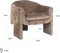 Richmond Fauteuil Charmaine Taupe Chenille