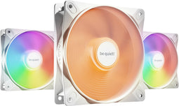 be quiet! Light Wings LX - Ventilator 120mm PWM LED - Wit (3 stuks)