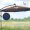 Coast Zweefparasol met LED verlichting - Inclusief zandzakken - Ø3m - Blauw