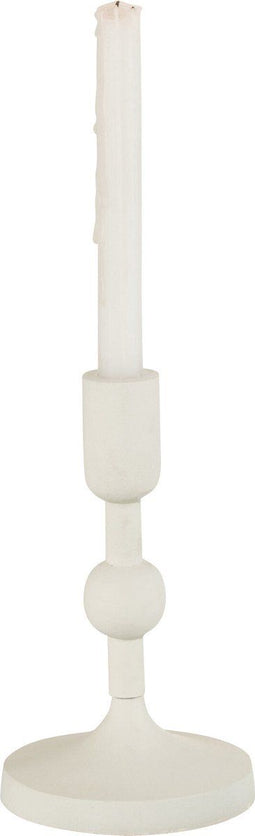 J-Line kandelaar Bollen - aluminium - wit - small