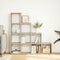 vidaXL - Kamerscherm - / - boekenkast - 131,5x29x131,5 - cm - hout - sonoma - eiken