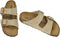 Birkenstock Arizona SFB VL Narrow - Dames Slippers - Suède - Bruin - Maat 38