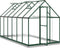 vidaXL - Tuinkas - met - basisframe - 334x169x202 - cm - aluminium - groen