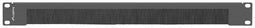 Lanberg AK-1103-B - Borstelpaneel - 1U - Zwart