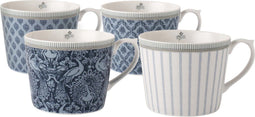 Laura Ashley Tea Collectables Mokken set van 4 - Geschenkverpakking - Laag Assorti 30 cl.