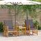 vidaXL - 3-delige - tuin - lounge - set - met - kussens - van - massief - acaciahout