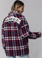 Colourful Rebel Stella Rebelle - Check Teddy Trucker Jas - Loose fit - Maat L