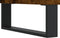 vidaXL - Dressoir - 69,5x34x90 - cm - bewerkt - hout - gerookt - eikenkleurig