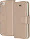 Accezz Hoesje Geschikt voor iPhone SE (2016) / 5 / 5s Hoesje Met Pasjeshouder - Accezz Wallet Softcase Bookcase - goud