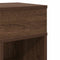 vidaXL - Nachtkastjes - 2 - st - met - lade - 25x31x66 - cm - bruin - eikenkleurig