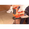 Decoupeerzaag 400W - 3000 tpm, 18 mm slag, T-blad, zaagcapaciteit hout 65 mm / staal 6 mm / alumi...