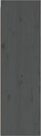 vidaXL - Wandkast - 30x30x100 - cm - massief - grenenhout - grijs