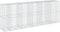 vidaXL - Schanskorf - 550x100x200 - cm - gegalvaniseerd - ijzer - zilverkleurig