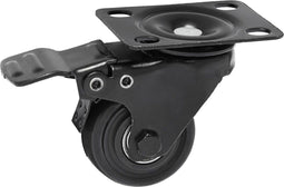 V7 RM4CASTERS-1E - Zwenkwielen - Rubber - Zwart (4 stuks)