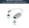Startech US1GC30A - USB-C naar gigabit netwerkadapter - Eenvoudige installatie - Zilver