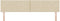 vidaXL - Hoofdbord - Diamant - Blokken - Design - Crème - 200 - cm - Stof