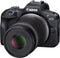 Canon EOS R100 - Kit met RF-S 18-45mm F4.5-6.3 IS STM en RF-S 55-210mm IS STM - 24,1MP - Zwart
