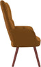 vidaXL Relaxstoel fluweel bruin