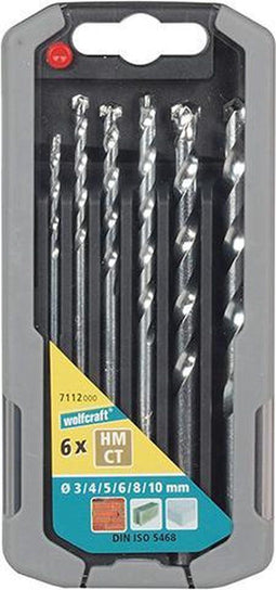 Borenset Wolfcraft 7112000 Steen 6 Onderdelen