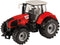 Tractor met Frictie Rood, 19cm