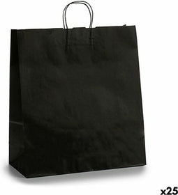 Papieren Zak Pincello 46492 Zwart 16 x 57,5 x 46 cm 46 x 16 x 59 cm (25 Stuks)