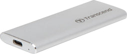 Transcend ESD260C 250 GB Externe SSD harde schijf USB-C, USB-A Zilver TS250GESD260C