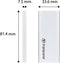 Transcend ESD260C 250 GB Externe SSD harde schijf USB-C, USB-A Zilver TS250GESD260C