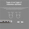 Transcend ESD260C 250 GB Externe SSD harde schijf USB-C, USB-A Zilver TS250GESD260C
