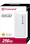 Transcend ESD260C 250 GB Externe SSD harde schijf USB-C, USB-A Zilver TS250GESD260C