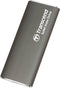 Transcend ESD265C - SSD - 1 TB - extern (draagbaar) (USB-C aansluiting) - 256-bits AES - ijzergrijs