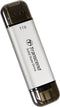 Transcend ESD310 1 TB - SSD Extern - 1 TB - USB 3.2 Gen 2 (3.1 Gen 2) - 3D NAND - USB Type-C/A - zilver