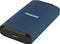 Transcend ESD410C 4 TB Externe SSD harde schijf USB-C Donkerblauw TS4TESD410C