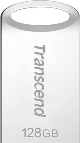 Transcend JetFlash® 710S USB-stick 128 GB Zilver TS128GJF710S USB 3.2 Gen 1 (USB 3.0)
