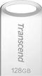 Transcend JetFlash® 710S USB-stick 128 GB Zilver TS128GJF710S USB 3.2 Gen 1 (USB 3.0)