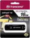 Transcend JetFlash 750, 16GB 16GB USB 3.0 Zwart USB flash drive