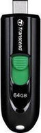 Transcend JetFlash 790C USB-stick 64 GB Zwart TS64GJF790C USB-C USB 3.2 (Gen 1)