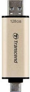 Transcend JetFlash 930C USB-stick 128 GB Goud TS128GJF930C USB-A 3.2 Gen 1, USB-C