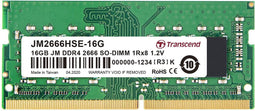 Transcend JetRAM - DDR4 - 16 GB - SO DIMM 260-PIN - 2666 MHz / PC4-21300 - CL19 - 1.2 V - niet-gebufferd - niet-ECC