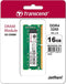 Transcend JetRAM - DDR4 - 16 GB - SO DIMM 260-PIN - 3200 MHz / PC4-25600 - CL22 - 1.2 V - niet-gebufferd - niet-ECC