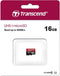 Transcend Premium UHS-I Micro SD kaart 16GB (300x)