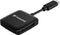 TRANSCEND RDC3 Cardreader SD/microSD USB-C 3.2 gen1 Black