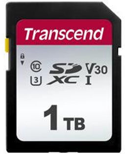 Transcend TS1TSDC300S SDHC-kaart 1 TB Class 10, UHS-I, UHS-Class 1