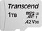 Transcend TS1TUSD300S-A microSD-kaart Retail 1 TB UHS-I, Class 10, v30 Video Speed Class, A1 Application Performance Cl