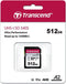 Transcend TS64GSDC340S SDXC-kaart 512 GB A1 Application Performance Class, A2 Application Performance Class, v30 Video