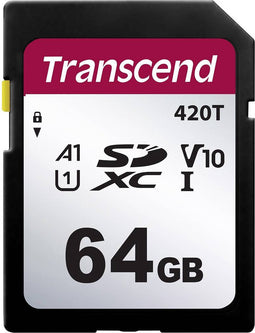Transcend TS64GSDC420T SD-kaart Industrial 64 GB v30 Video Speed Class