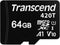 Transcend TS64GUSD420T microSD-kaart Industrial 64 GB Class 10 UHS-I