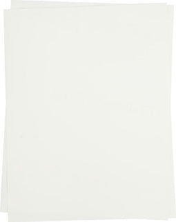 Transfer vellen, vel 21,5x28 cm, 3 vellen, wit